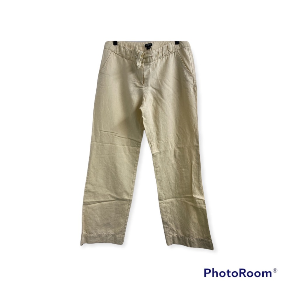 J.Crew City Fit Women’s Size 6 Linen Pants